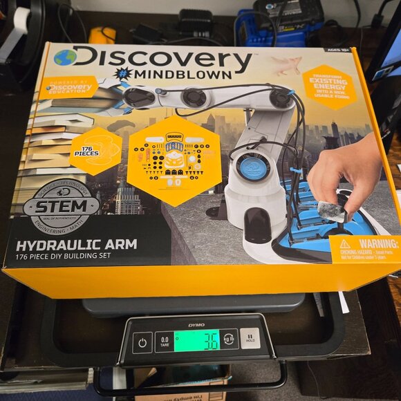 Discovery Mindblown Hydraulic Arm 176-Piece DIY Building Set  STEM Educational T - Picture 5 of 5